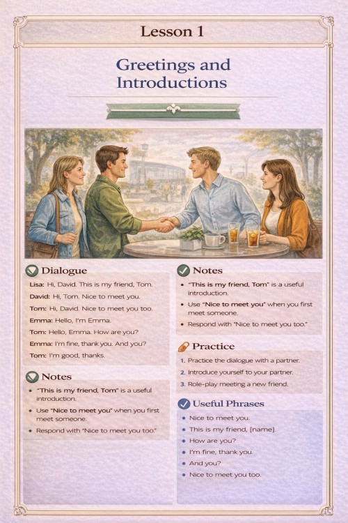 احوال پرسی در زبان انگلیسی