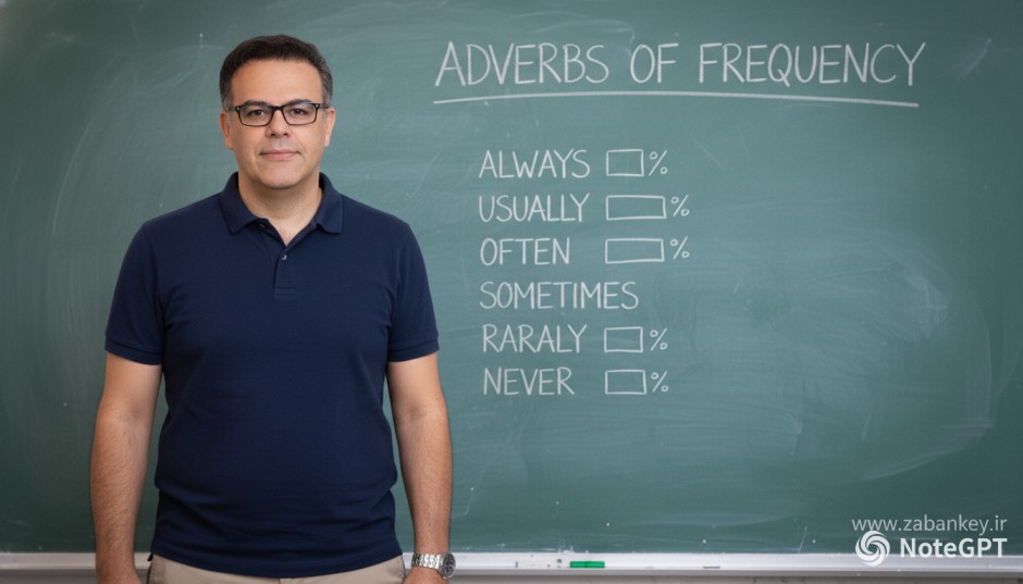 قیدهای تکرار ( adverbs of frequency)