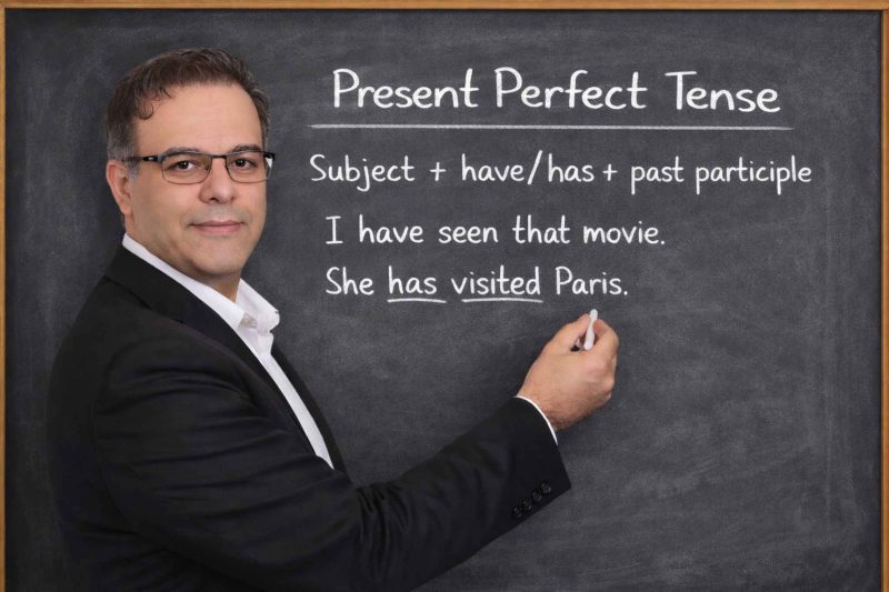 تصویر خودم برای زمان حال کامل