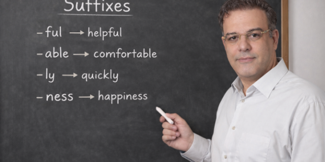 پسوندها در زبان انگلیسی