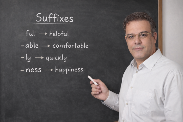پسوندها در زبان انگلیسی