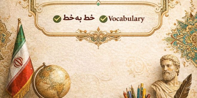 واژه نامه زبان انگلیسی پایه یازدهم، vision 2