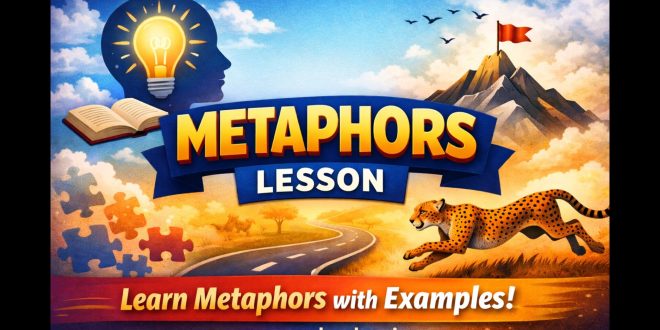استعاره یا متافورها در زبان انگلیسی, metaphors