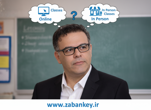 کلاس آنلاین یا حضوری، کلاس های مکالمه انگلیسی با استاد فراهانی، کلاس‌های مکالمه انگلیسی با استاد فراهانی