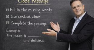 cloze passage / cloze test